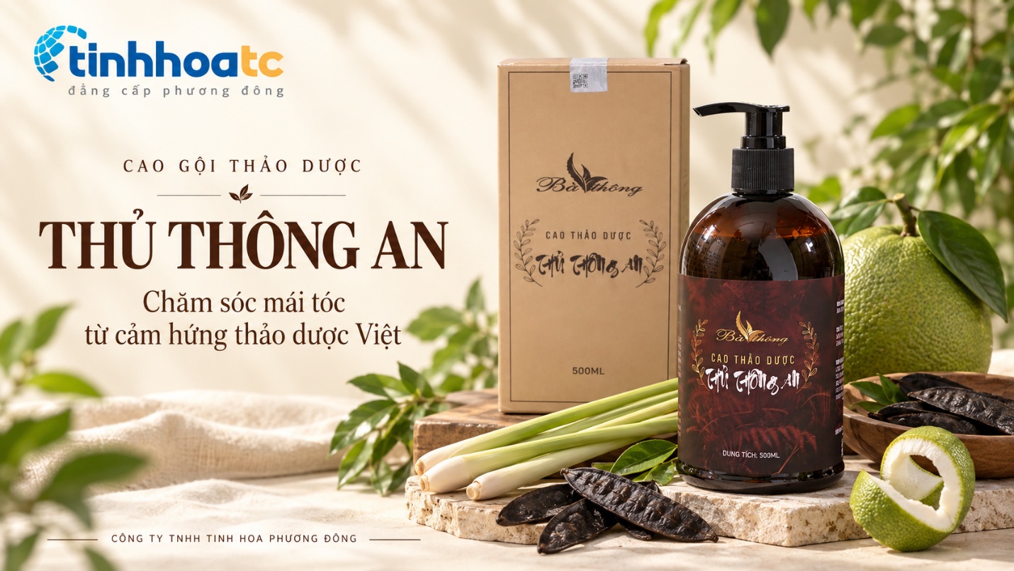 Cao gội thảo dược Thủ Thông An