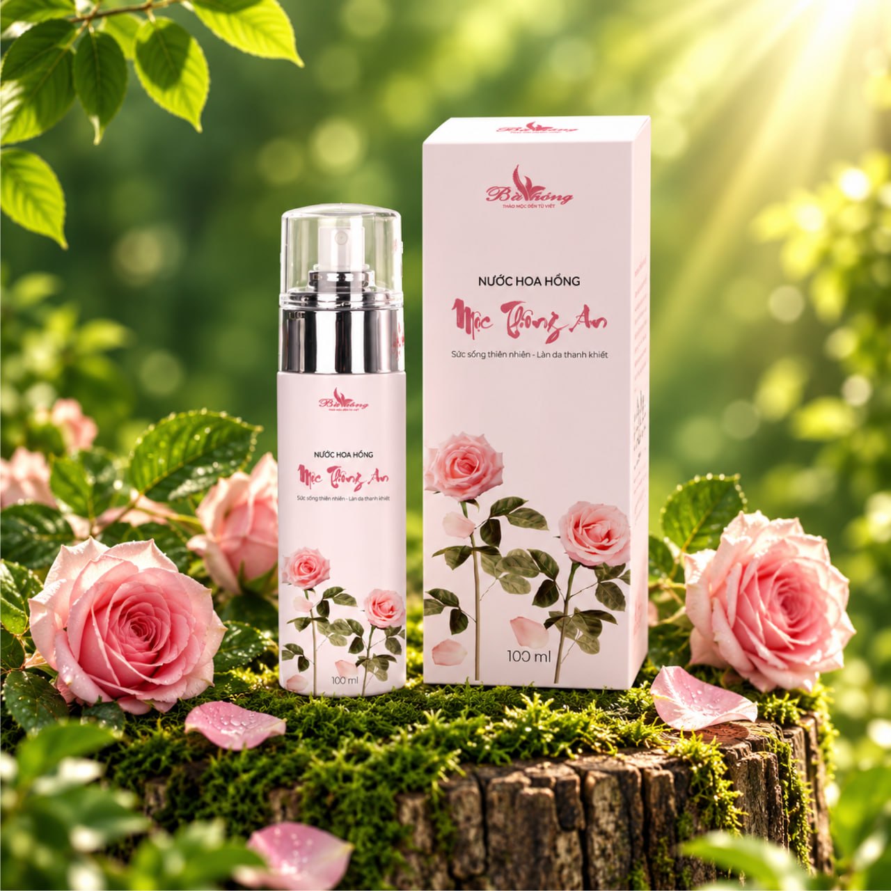 Nước hoa hồng Mộc Thông An
