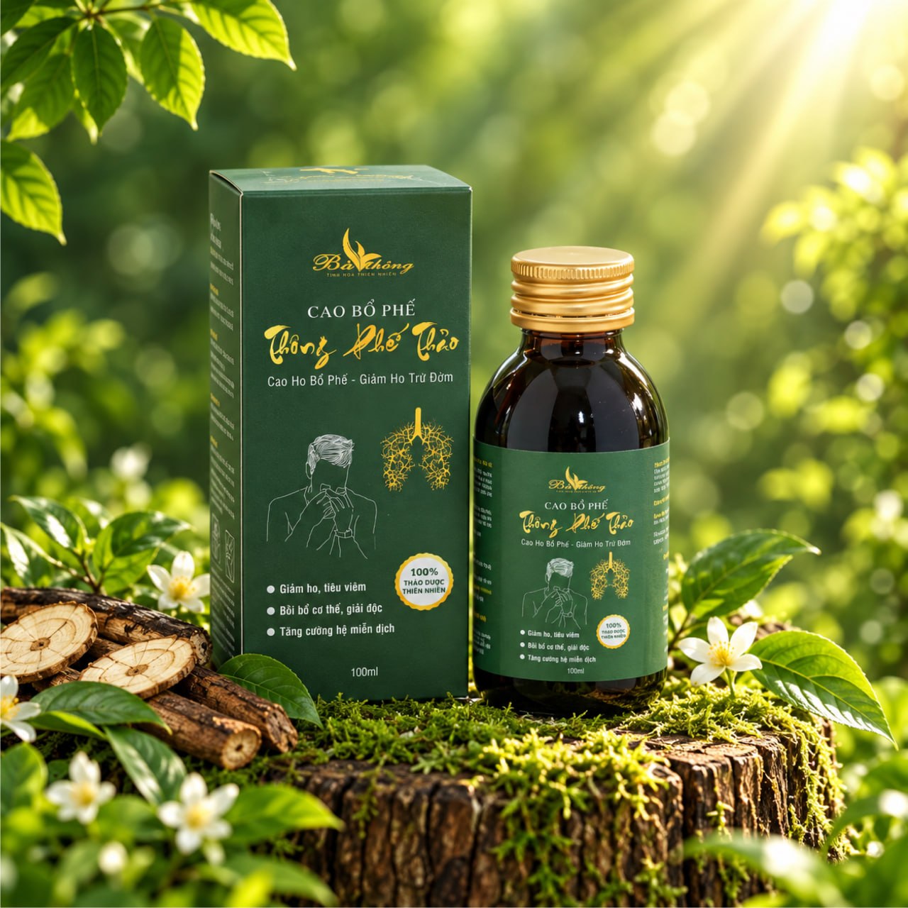Cao bổ phế Thông Phế Thảo
